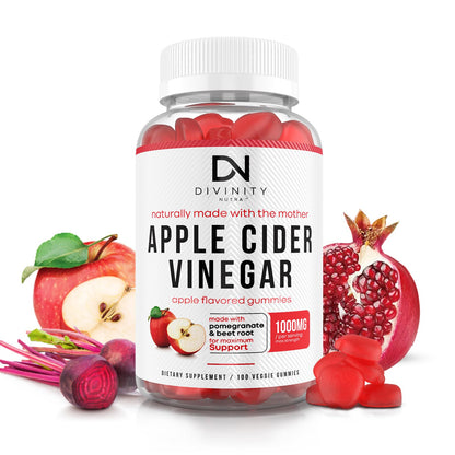 Keto ACV Gummies 1000mg – Apple Cider Vinegar Gummies with The Mother, B12 & B6 for Daily Wellness